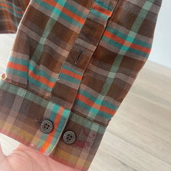 Patagonia | Buckshot Plaid Button Up Shirt Outdoors Cotton Lightweight - Picture 4 of 5